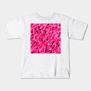 Camouflage - Pink Kids T-Shirt